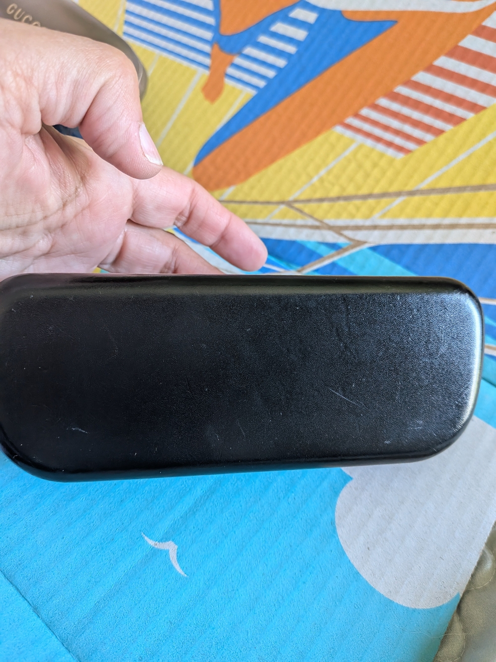 COACH Black Leather Sunglasses CASE ONLY - Picture 5 of 5